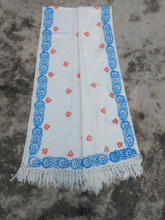 ব্লক প্রিন্ট এর বগুড়ার চাদর বা শাল।